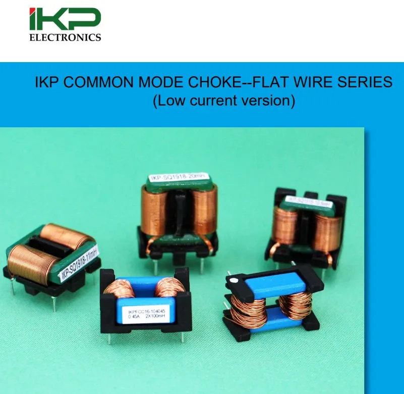 Horizontale Common Mode Choke Coil inductor met basis