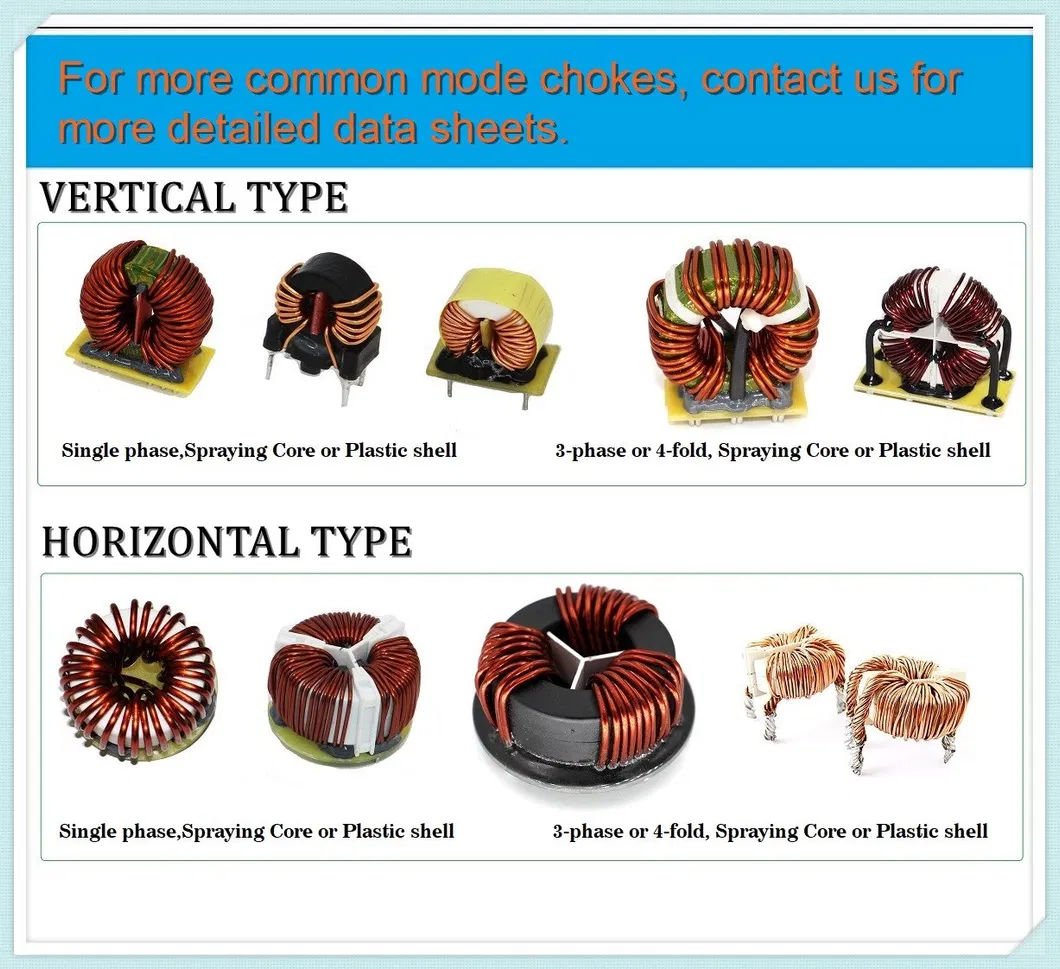 Verticale Common Mode Choke Coil Inductor