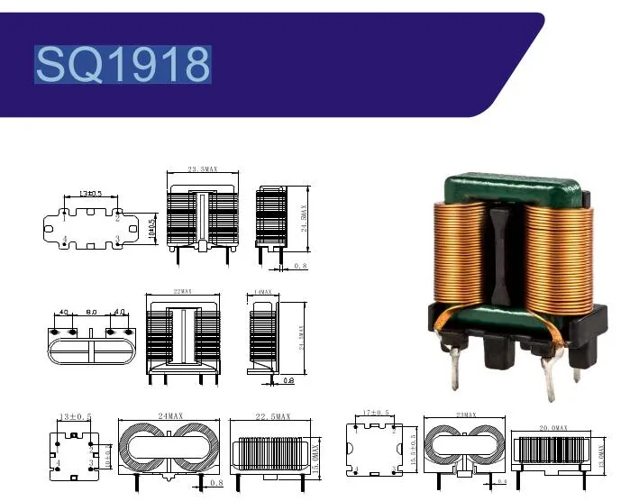 High Current Common Mode Choke Inductor voor Power Inverter