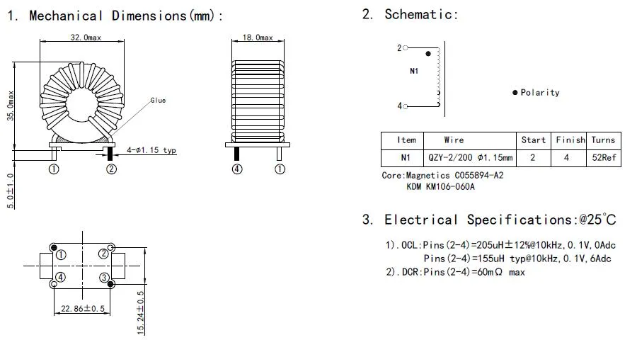 China Inductor Fabriek produceert differentiële modus smoorspoelen, met UL/Ce/RoHS certificering
