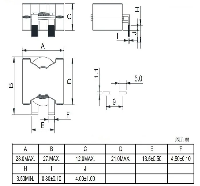 Ikp-PT-Pq-serie Elektronische Ikp-karton Hefei, China Power High Frequency Transformer
